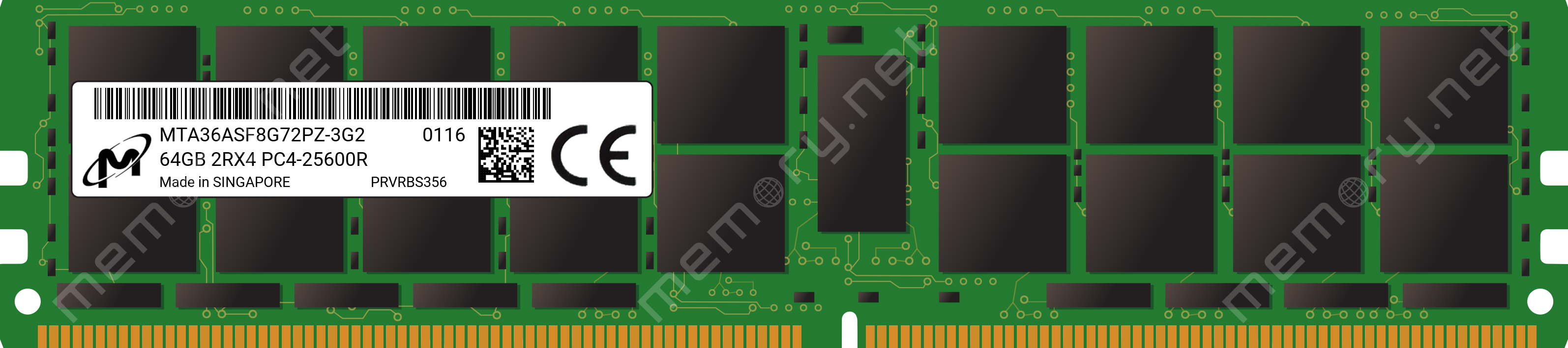 MTA36ASF8G72PZ-3G2 64GB DDR4-3200 RDIMM鎂光內(nèi)存條評測縮略圖