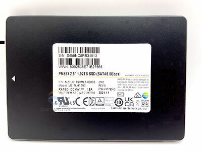 MZ7LH1T9HMLT-00005 三星SSD，PM883 1.92TB縮略圖